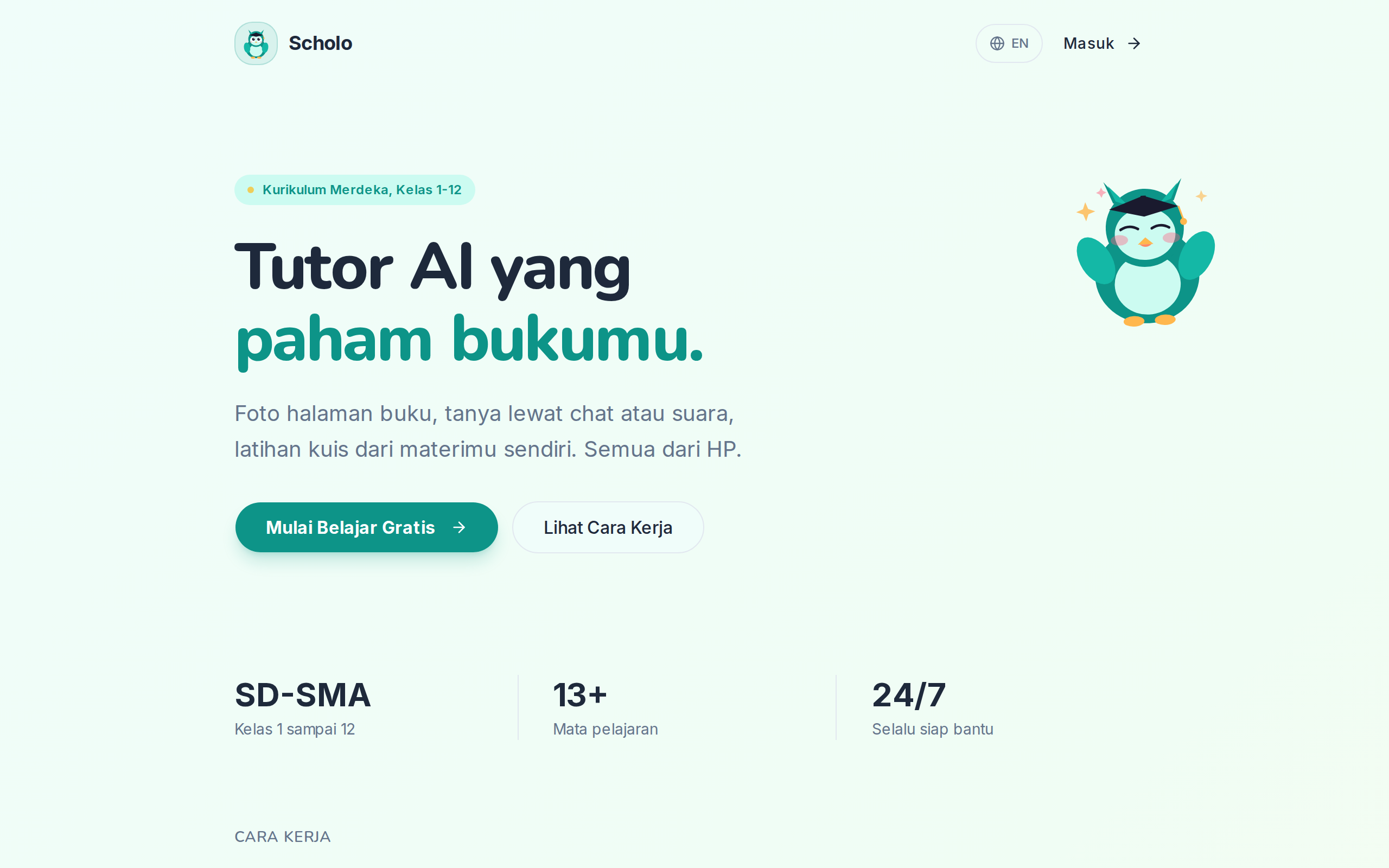 Halaman depan Scholo